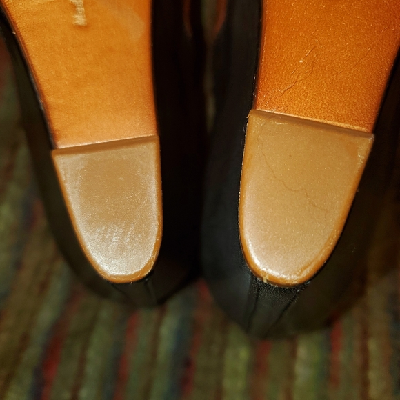 CELINE Black and Brown Wedge Boots - Picture 11 of 13